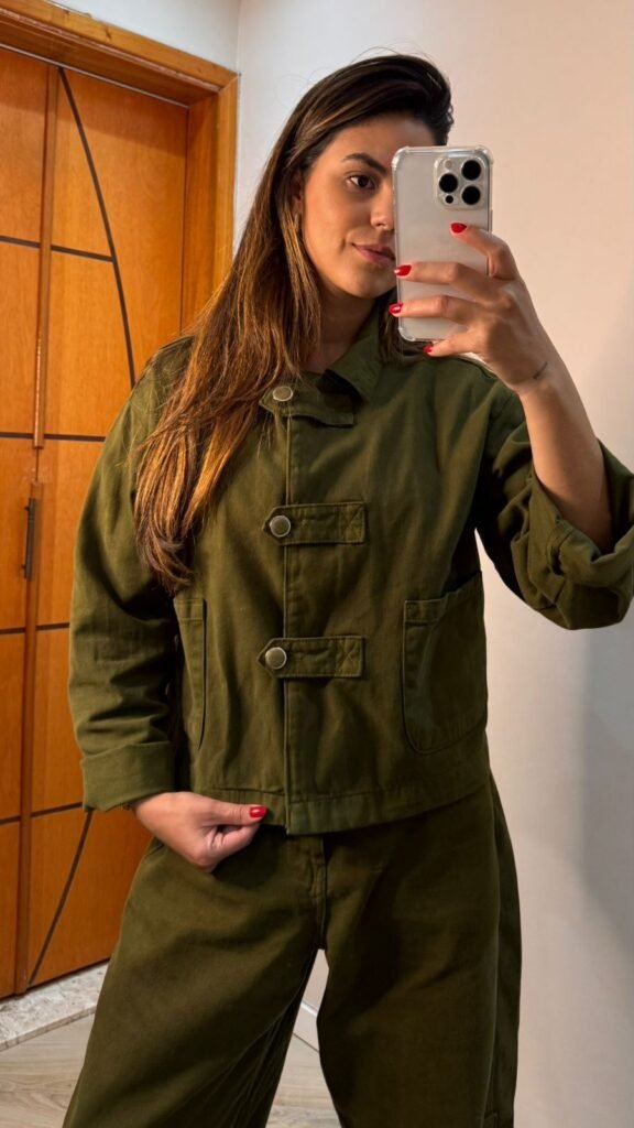 Jaqueta oliva